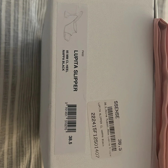 Amina Muaddi Lupita Heels size 38.5 - Picture 10 of 12